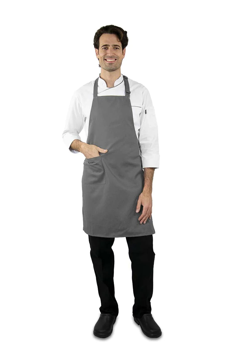 Mandil De Peto Básico Liso Permachef