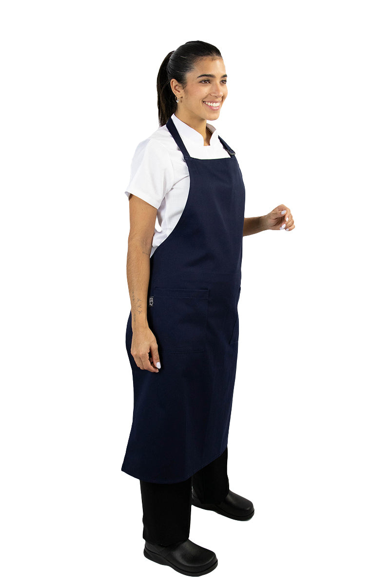 Mandil De Peto Básico Liso Permachef