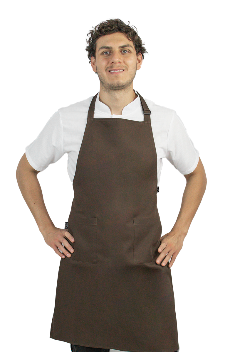Mandil De Peto Básico Liso Permachef