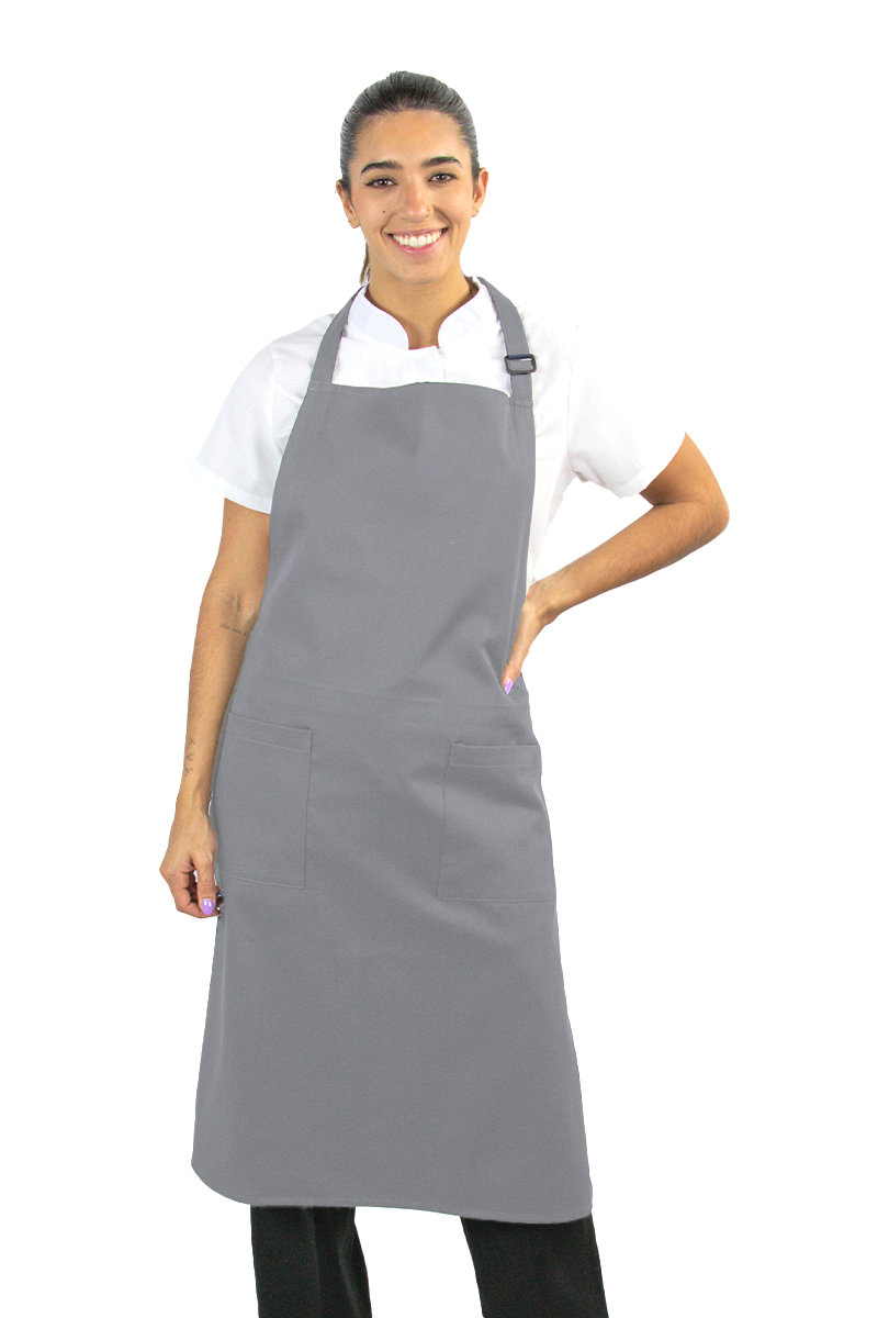 Mandil De Peto Básico Liso Permachef