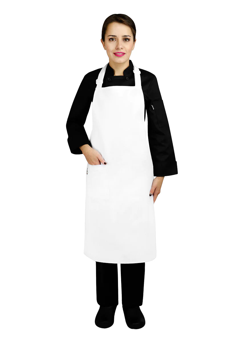Mandil De Peto Básico Liso Permachef