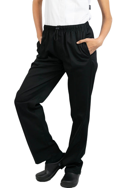 Pantalón Casual Liso Negro Permachef