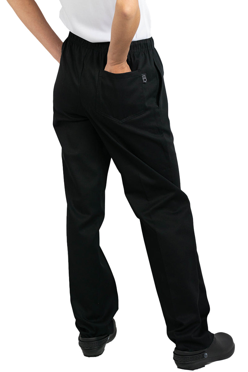 Pantalón Casual Liso Negro Permachef